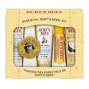 Burt's Bees Essential Gift Set, 5 Travel Size Prod